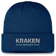 Seattle Kraken Authentic Pro Cuffed Beanie - Adult