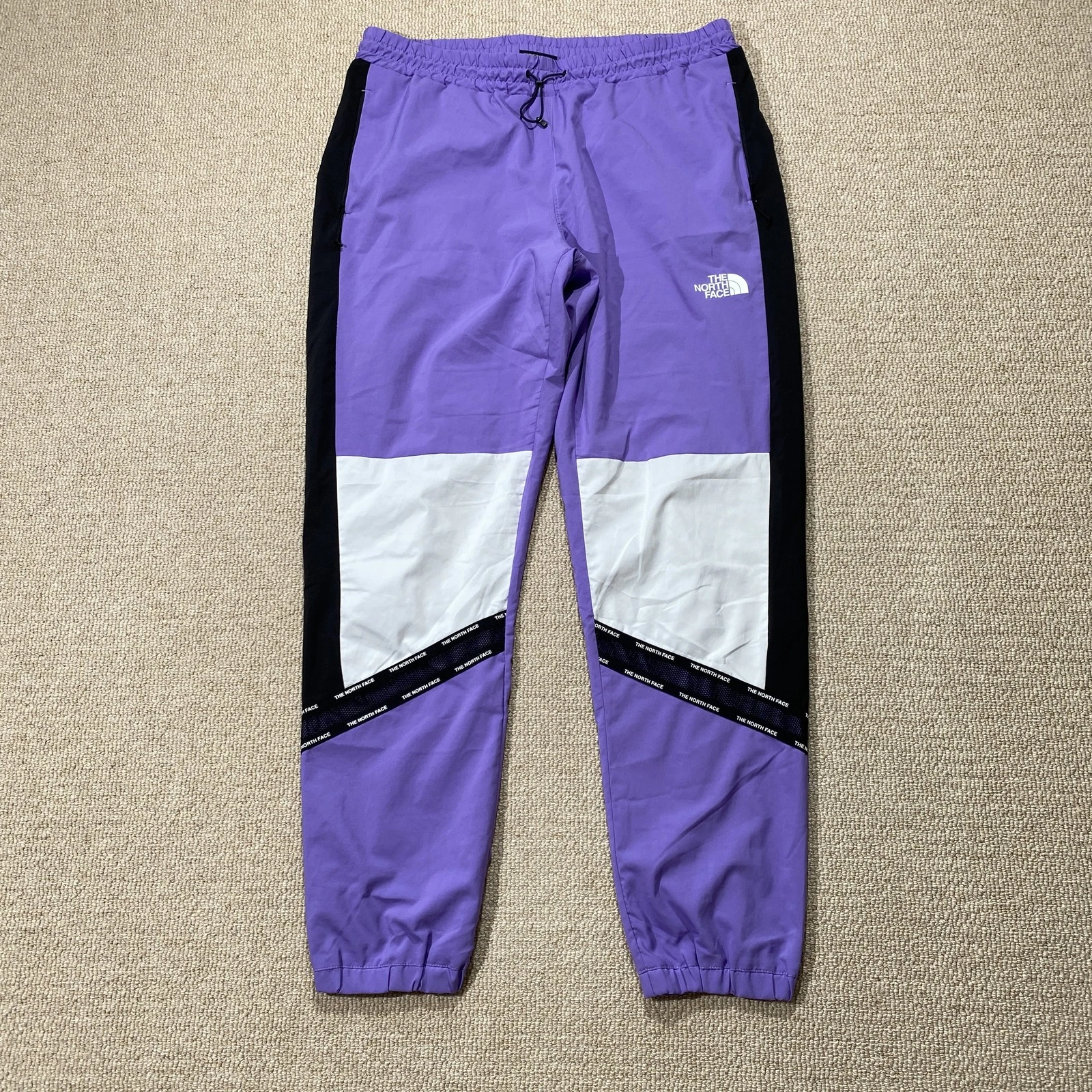 The North Face Tracksuit Bottoms Womens Large Lilac Purple Outdoor Sports Shell