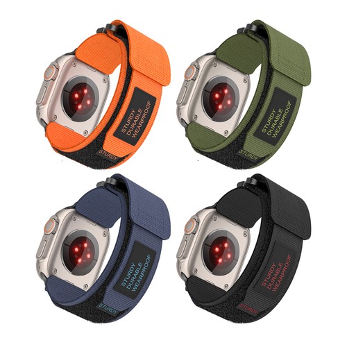 Nylon Canvas Sport Band Bracelet Alpine for Apple Watch 49mm Ultra 8 7 6 Strap - Picture 2 of 20