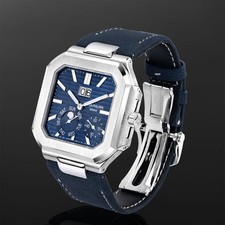 Patek Philippe Cubitus Watch 45MM Blue Index Hour Markers Dial Platinum 10