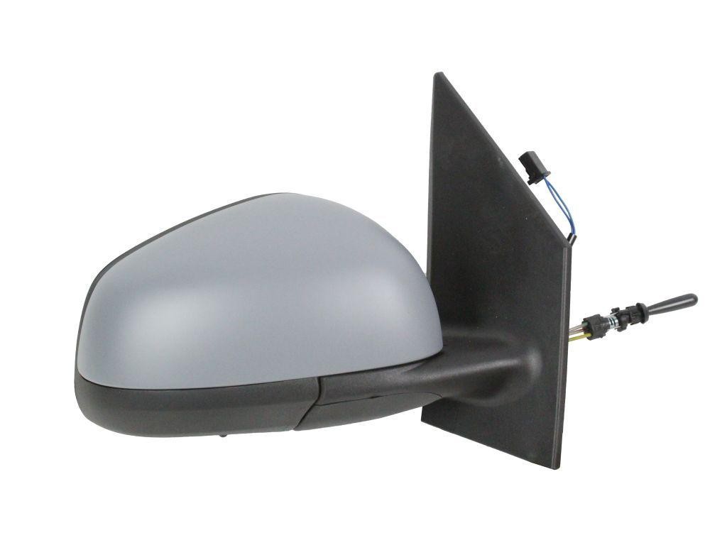 ABAKUS Convex Manual Exterior Side Mirror 3602M12 Right Primed for Smart