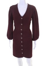 Madewell Womens Texture And Thread Button Front Dress Size 2 13148754