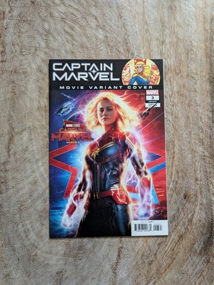 Captain Marvel #3 Brie Larson Photo Movie Variant Cover Marvel Comics 2019 MCU