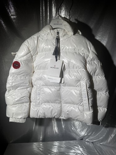 MONCLER Enfant NARZIN Spider-Man Puffer Jacket Kids 6A White NWT Marvel