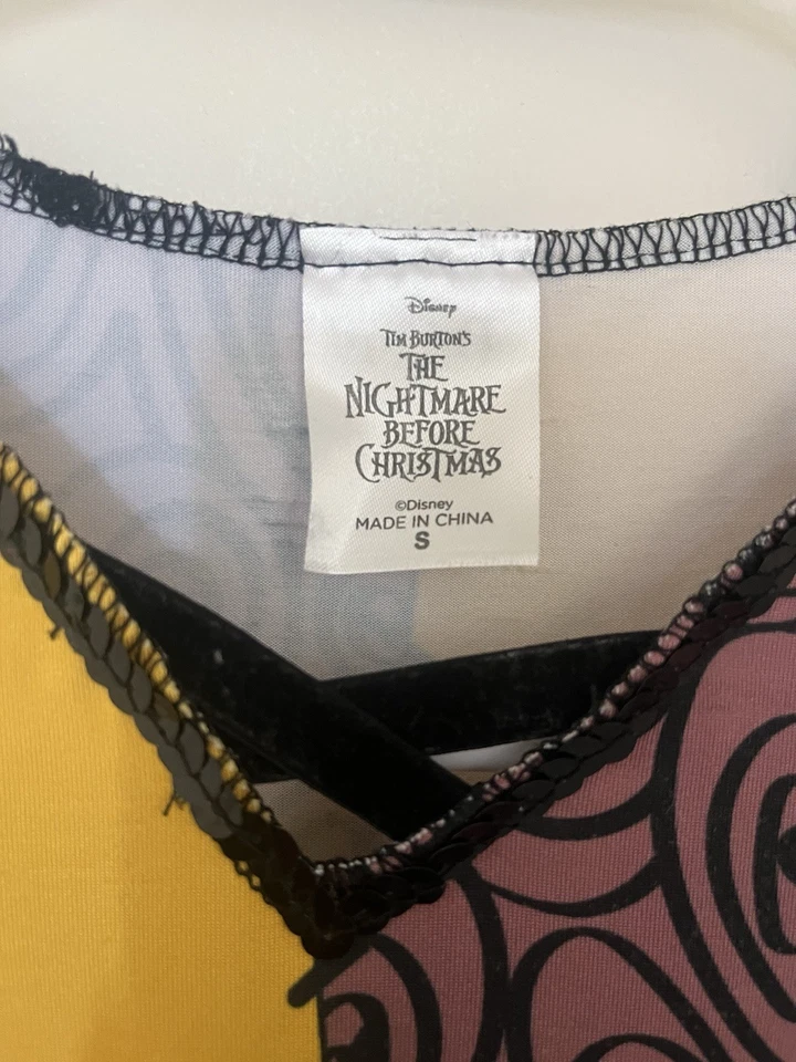 Sally Niño Pequeño Pesadilla Antes de Navidad Vestido Elegante Halloween Niño Disfraz Foto 3 de 4