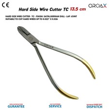 Hard Side TC Wire Cutter 13.5cm | Tungsten Carbide Dental Orthodontic Instrument