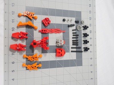 Lego Bionicle Toa 8534 Tahu - Complete - No Instructions or Canister - Year 2001
