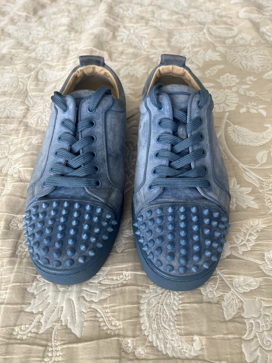 Christian Louboutin Blue Suede Casual Shoes for Men for sale | eBay