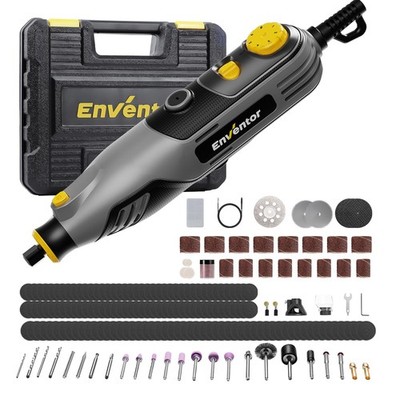 Rotary Tool with 204Piece Accessory Kit, 130 W, Corded