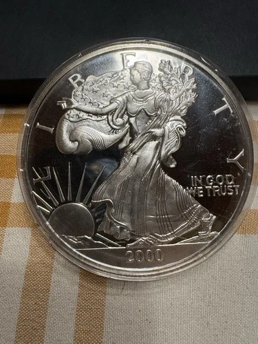 2000 American Historic Society Eagle 1/2 Troy Pound .999 Cameo Proof Silver Eagl