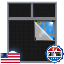 Blackout Curtains 70"x58" Portable Black Out Blinds Window Shades, 20 Sets