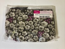 New Thirty-One Mini Zipper Pouch 323B Painted Floral