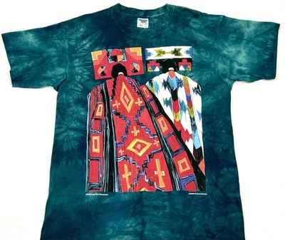 Camiseta De Colección 1996 Tennessee River Gold The Mountain Tie Dye Nativo Americano XL - Imagen 1 de 4