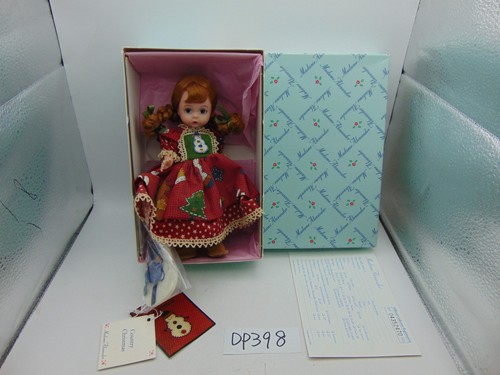 Vintage Madame Alexander 8” Cottage Country Christmas Doll 1999 In Box