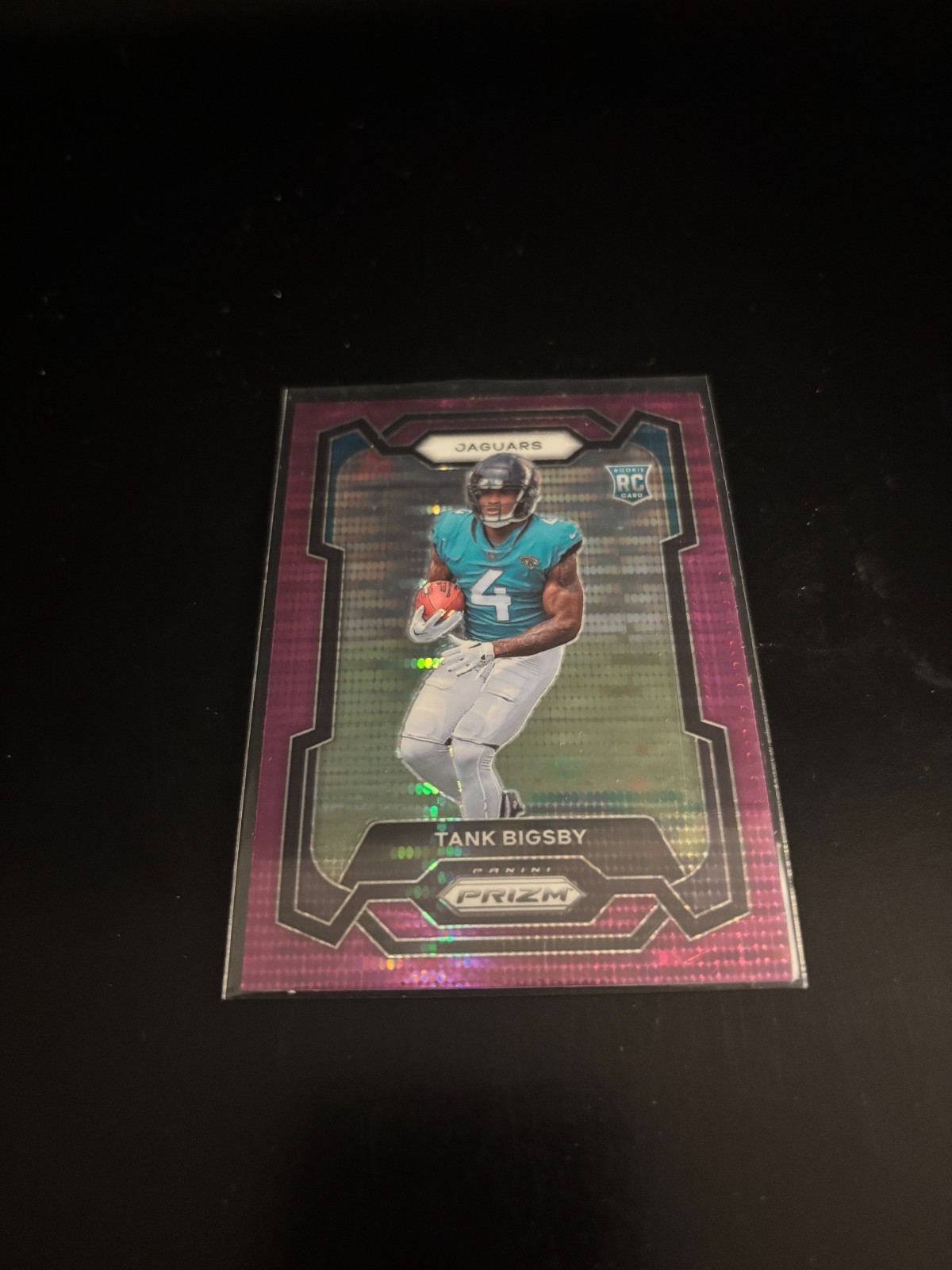 Tank Bigsby 2023 Panini Prizm Purple Pulsar Prizm RC Jaguars 348