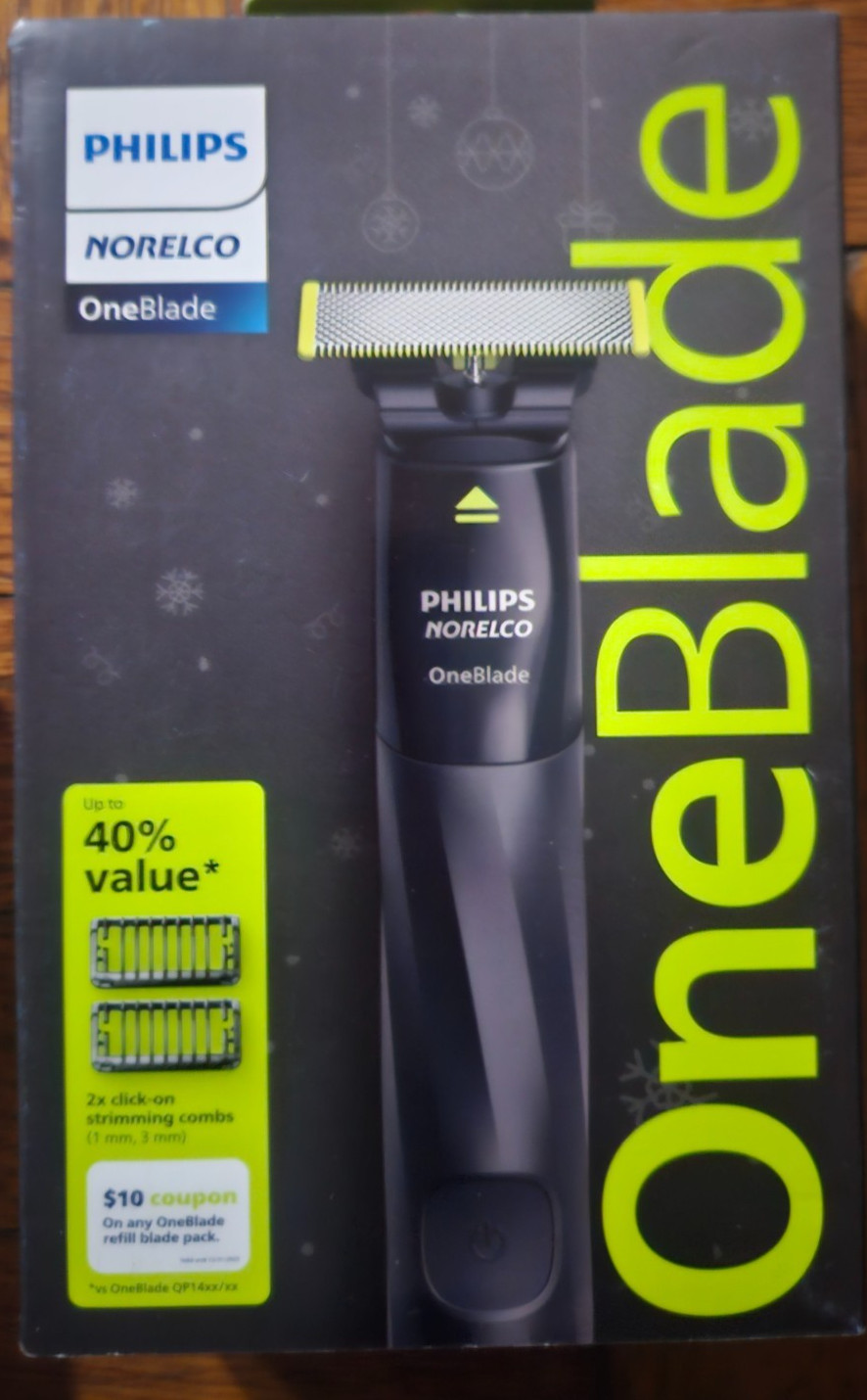 Philips Norelco Oneblade Hybrid Rechargeable Men's Electric 