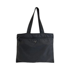Prada Tessuto Nylon 2Way Bag Women Black One Size