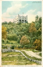 BELKNAP POINT, LAKE WINNIPESAUKEE, N.H. Postcard RPPC c1906 KIMBALL'S CASTLE
