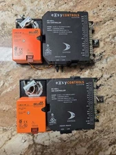 2x DISTECH CONTROLS EC-VAV-L VAV Controller + Belimo LM24-M Variable Air Volume