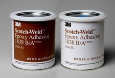 3M TM Scotch-Weld TM Epoxy Adhesive 1838 Green, Part B/A , 1 qt Kit