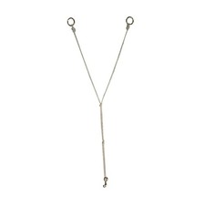 Mustang Cowboy String Training Fork White Poly Brass Hardware 22 Inch Arm