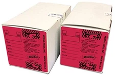Genuine Versa-Tag Key Tags, Self-Protecting (2 Box Bundle) (250 2 Boxes of Red
