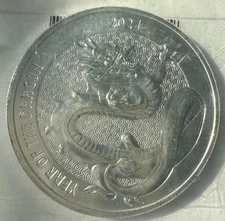 1 oz Silver Round - 2024 APMEX Year of the Dragon (Series 2)