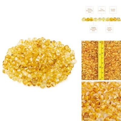 Amber Beads Baroque Style Polished And Raw 100% - Amber Culture SBP56/1/20