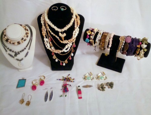 Beach Vacation Jewelry Boho Shell Mother Of Pearl Beaded Lot