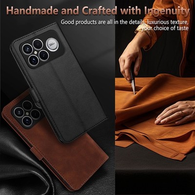 For Xiaomi Poco F8 Ultra, Wallet Phone Case Magnetic Flip Leather Card Cover
