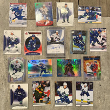 2025-26 Vancouver Canucks 17 Card NHL Lot Markus Naslund Auto Hughes Pettersson