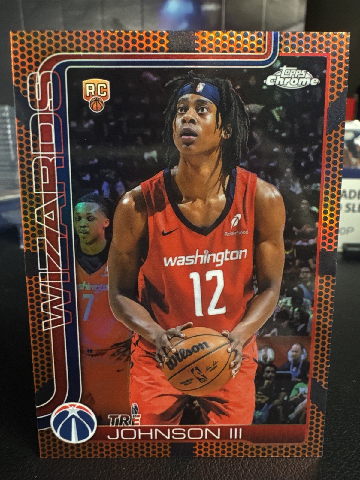 2025-26 Topps Chrome TRE JOHNSON Rookie #256 Basketball Refractor