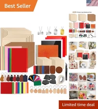 Laser Engraving Supplies Kit, 170PCS Blanks for Crafting