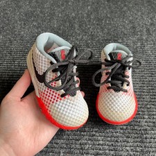 Nike Kyrie 1 Deceptive Red Toddler 6C White Black Basketball Shoes 717231-100