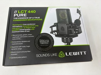 NEW Lewitt AMS-LCT-440-PURE Large Diaphragm Condenser Microphone