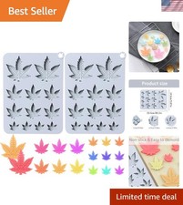 Nonstick Leaf Silicone Molds Set - Perfect for Baking Chocolates  Candies