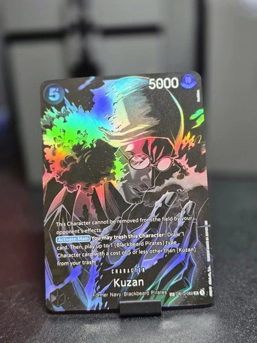 One Piece Card Game Kuzan SP OP10-082 SR Special Rare Foil Blackbeard Pirates