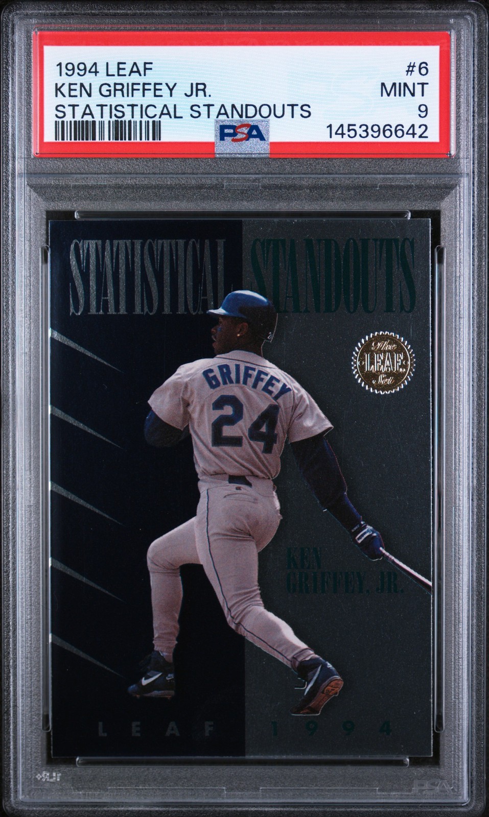 1994 LEAF STATISTICAL STANDOUTS #6 KEN GRIFFEY JR. PSA 9