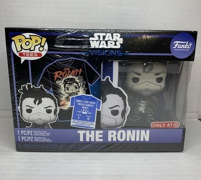 Funko Pop Tees Star Wars Visions The Ronin Target Exclusive Size Large Sealed
