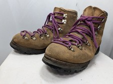 Vintage Dexter USA Vibram Leather Hiking Boots Men's 9M Brown Backpacking Trail