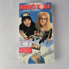 WAYNE’S WORLD VHS Tape Factory Sealed McDonald’s Watermarks 1992 Comedy Movie