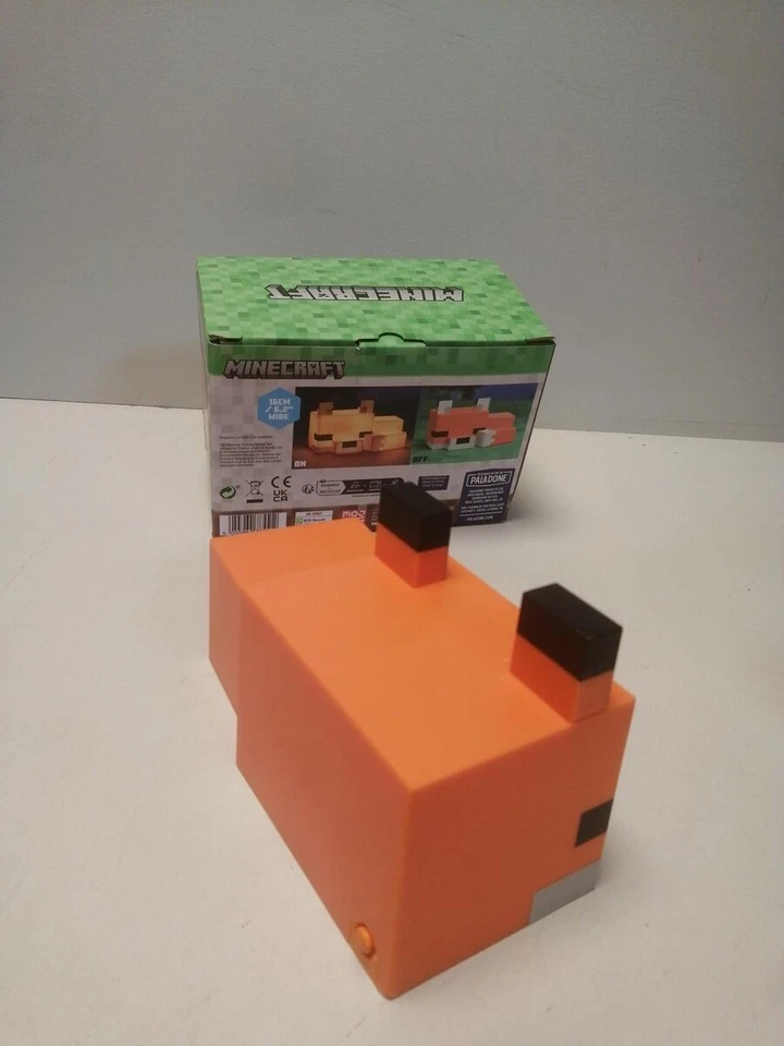 Paladone Minecraft Fuchs-Nachtlicht – niedliche Lampe, Geschenk für Jungen - Bild 3 von 4