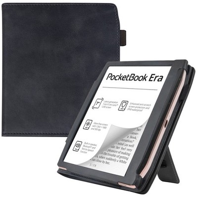 Leather Smart Case For Pocketbook Era / Era Color E-Reader Cover with Hand Starp
