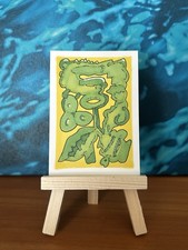 “Goblin” ACEO Original by Brian Freeze Naive Outsider Marker Art