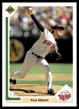 1991 Upper Deck Paul Abbott Rookie Minnesota Twins #487