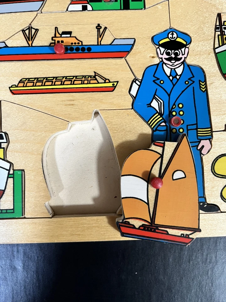 Vintage Simplex Toys Wooden Puzzles - Lot of 4 - Free Shipping! - Image 3 of 4