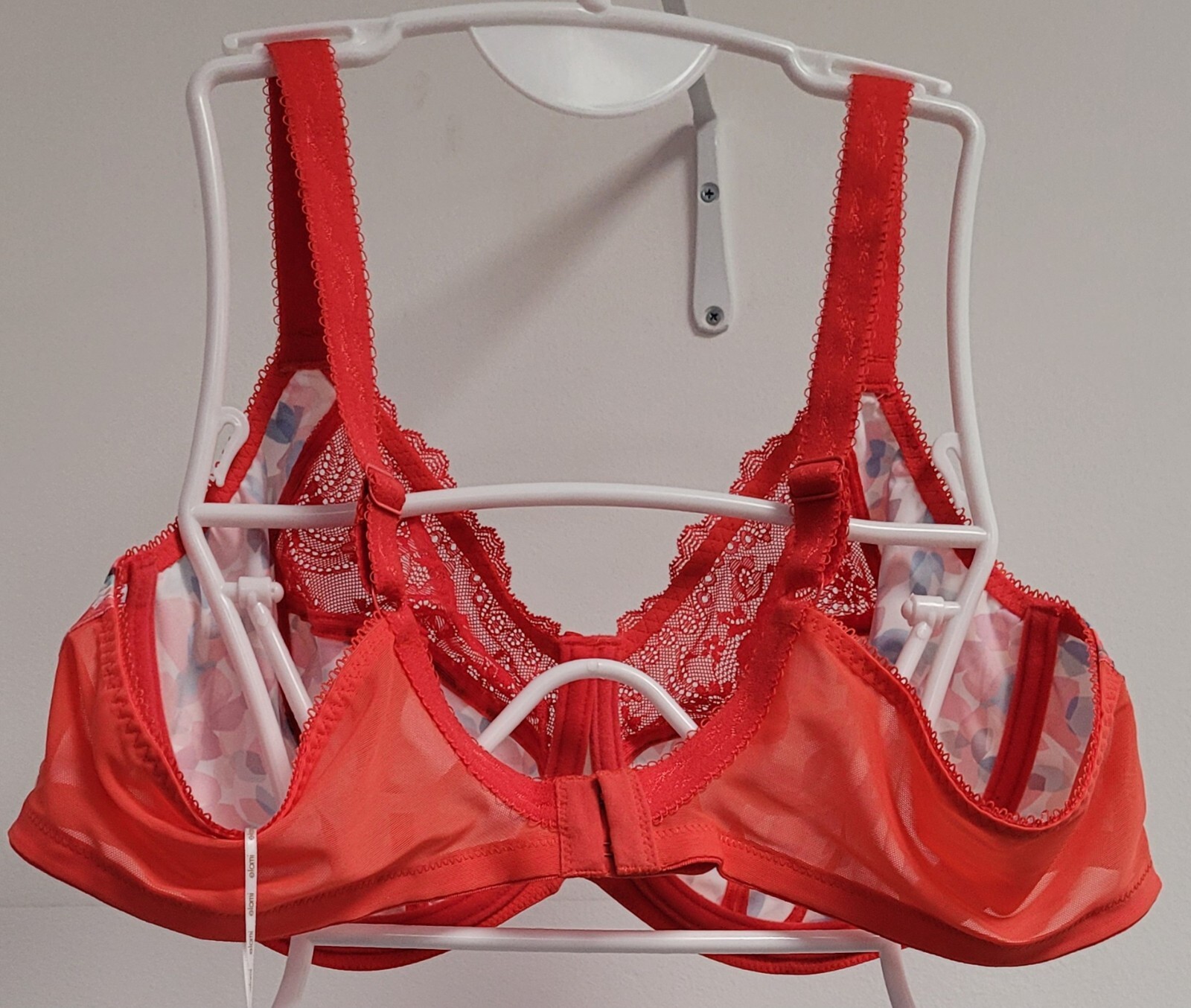 ELOMI Bra 42DD Red Multi Full Cup Underwired Non Padded Morgan EL4110 BNWT image 4