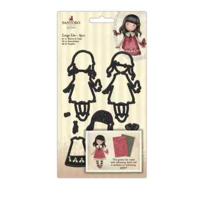 Docraft Santoro's Gorjuss Decorative Dies 11/Pkg Time To Fly new