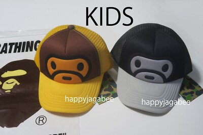 A BATHING APE BAPEKIDS Goods MILO FACE MESH CAP 2L30380006 z | eBay