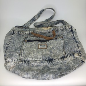 large denim purse